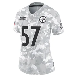 Montravius Adams Pittsburgh Steelers Limited Women's 2024 Salute to Service Jersey (Arctic Camo)