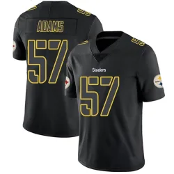 Montravius Adams Pittsburgh Steelers Limited Youth Jersey (Black Impact)