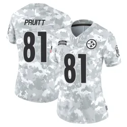 MyCole Pruitt Pittsburgh Steelers Limited Women's 2024 Salute to Service Jersey (Arctic Camo)