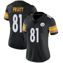 MyCole Pruitt Pittsburgh Steelers Limited Women's Team Color Vapor Untouchable Jersey (Black)