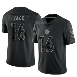 Myles Jack Pittsburgh Steelers Limited Men's Reflective Jersey (Black)