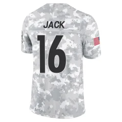 Myles Jack Pittsburgh Steelers Limited Youth 2024 Salute to Service Jersey (Arctic Camo)