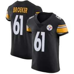 Nick Broeker Pittsburgh Steelers Elite Men's Team Color Vapor Untouchable Jersey (Black)
