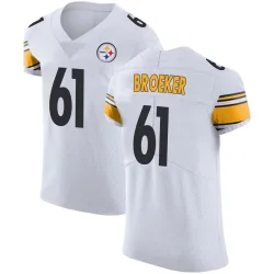 Nick Broeker Pittsburgh Steelers Elite Men's Vapor Untouchable Jersey (White)