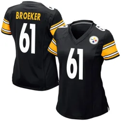 Nick Broeker Pittsburgh Steelers Game Women's Team Color Jersey (Black)