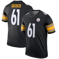 Nick Broeker Pittsburgh Steelers Legend Men's Jersey (Black)