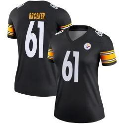 Nick Broeker Pittsburgh Steelers Legend Women's Jersey (Black)