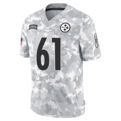 Nick Broeker Pittsburgh Steelers Limited Men's 2024 Salute to Service Jersey (Arctic Camo)