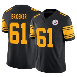 Nick Broeker Pittsburgh Steelers Limited Men's 2nd Alternate Vapor F.U.S.E. Jersey (Black)