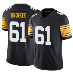 Nick Broeker Pittsburgh Steelers Limited Men's Alternate Vapor F.U.S.E. Jersey (Black)