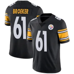 Nick Broeker Pittsburgh Steelers Limited Men's Team Color Vapor Untouchable Jersey (Black)