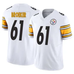 Nick Broeker Pittsburgh Steelers Limited Men's Vapor F.U.S.E. Jersey (White)