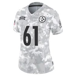 Nick Broeker Pittsburgh Steelers Limited Women's 2024 Salute to Service Jersey (Arctic Camo)