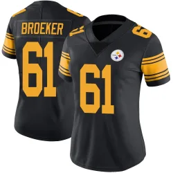 Nick Broeker Pittsburgh Steelers Limited Women's Color Rush Jersey (Black)