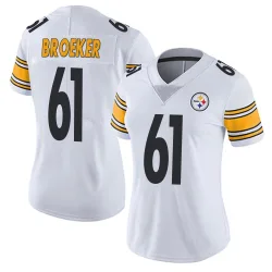 Nick Broeker Pittsburgh Steelers Limited Women's Vapor Untouchable Jersey (White)