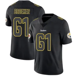 Nick Broeker Pittsburgh Steelers Limited Youth Jersey (Black Impact)