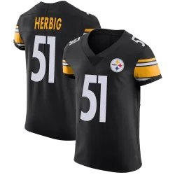 Nick Herbig Pittsburgh Steelers Elite Men's Team Color Vapor Untouchable Jersey (Black)