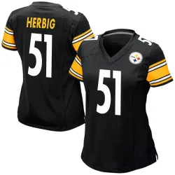 Nick Herbig Pittsburgh Steelers Game Women's Team Color Jersey (Black)