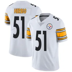 Nick Herbig Pittsburgh Steelers Limited Men's Vapor Untouchable Jersey (White)