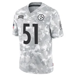 Nick Herbig Pittsburgh Steelers Limited Youth 2024 Salute to Service Jersey (Arctic Camo)