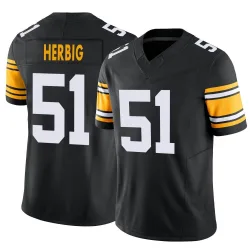 Nick Herbig Pittsburgh Steelers Limited Youth Alternate Vapor F.U.S.E. Jersey (Black)