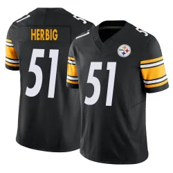 Nick Herbig Pittsburgh Steelers Limited Youth Vapor F.U.S.E. Jersey (Black)