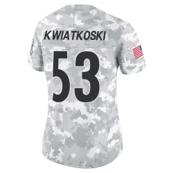Nick Kwiatkoski Pittsburgh Steelers Limited Women's 2024 Salute to Service Jersey (Arctic Camo)