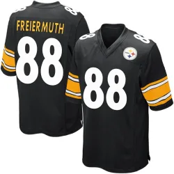 Pat Freiermuth Pittsburgh Steelers Game Youth Team Color Jersey (Black)