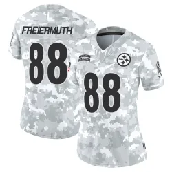 Pat Freiermuth Pittsburgh Steelers Limited Women's 2024 Salute to Service Jersey (Arctic Camo)