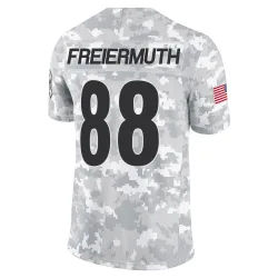 Pat Freiermuth Pittsburgh Steelers Limited Youth 2024 Salute to Service Jersey (Arctic Camo)
