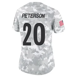 Patrick Peterson Pittsburgh Steelers Limited Women's 2024 Salute to Service Jersey (Arctic Camo)