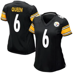 Patrick Queen Pittsburgh Steelers Game Women's Team Color Jersey (Black)