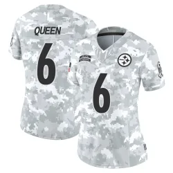 Patrick Queen Pittsburgh Steelers Limited Women's 2024 Salute to Service Jersey (Arctic Camo)