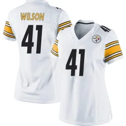 Payton Wilson Pittsburgh Steelers Game Women's Jersey (White)