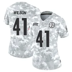 Payton Wilson Pittsburgh Steelers Limited Women's 2024 Salute to Service Jersey (Arctic Camo)