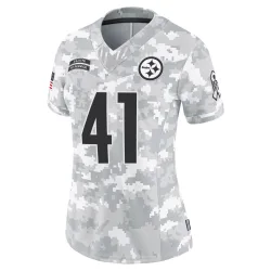 Payton Wilson Pittsburgh Steelers Limited Women's 2024 Salute to Service Jersey (Arctic Camo)