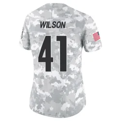 Payton Wilson Pittsburgh Steelers Limited Women's 2024 Salute to Service Jersey (Arctic Camo)