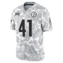 Payton Wilson Pittsburgh Steelers Limited Youth 2024 Salute to Service Jersey (Arctic Camo)
