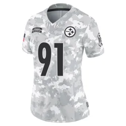 Preston Smith Pittsburgh Steelers Limited Women's 2024 Salute to Service Jersey (Arctic Camo)