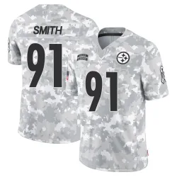 Preston Smith Pittsburgh Steelers Limited Youth 2024 Salute to Service Jersey (Arctic Camo)
