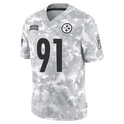 Preston Smith Pittsburgh Steelers Limited Youth 2024 Salute to Service Jersey (Arctic Camo)