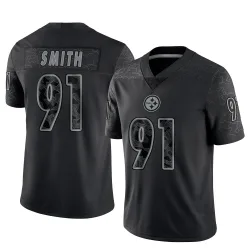Preston Smith Pittsburgh Steelers Limited Youth Reflective Jersey (Black)
