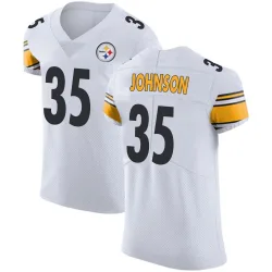 Quindell Johnson Pittsburgh Steelers Elite Men's Vapor Untouchable Jersey (White)