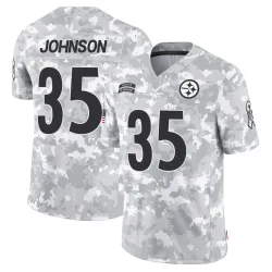 Quindell Johnson Pittsburgh Steelers Limited Men's 2024 Salute to Service Jersey (Arctic Camo)