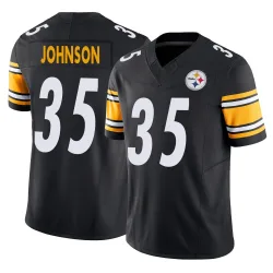 Quindell Johnson Pittsburgh Steelers Limited Youth Vapor F.U.S.E. Jersey (Black)