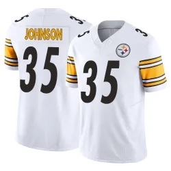 Quindell Johnson Pittsburgh Steelers Limited Youth Vapor F.U.S.E. Jersey (White)