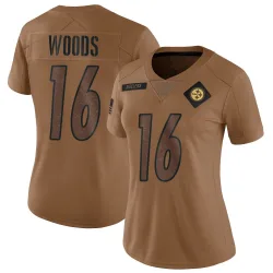 Robert Woods Pittsburgh Steelers Limited Women's 2023 Salute To Service Jersey (Brown)