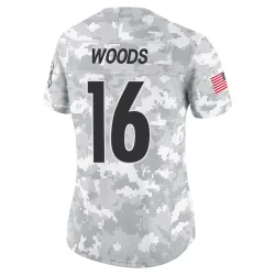 Robert Woods Pittsburgh Steelers Limited Women's 2024 Salute to Service Jersey (Arctic Camo)