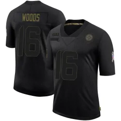 Robert Woods Pittsburgh Steelers Limited Youth 2020 Salute To Service Jersey (Black)