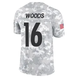 Robert Woods Pittsburgh Steelers Limited Youth 2024 Salute to Service Jersey (Arctic Camo)